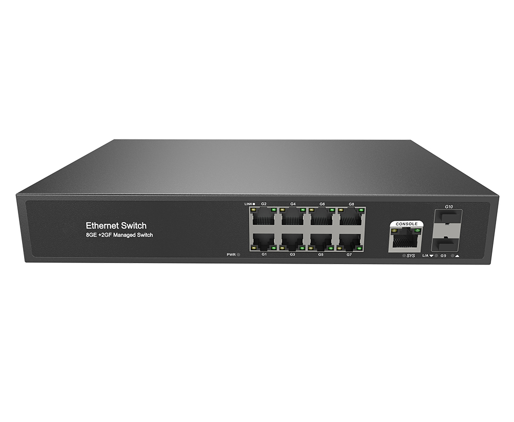 10-port Full Gigabit Managed Ethernet Switch