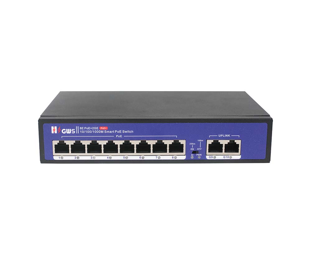 10-port Gigabit Uplink PoE Switch