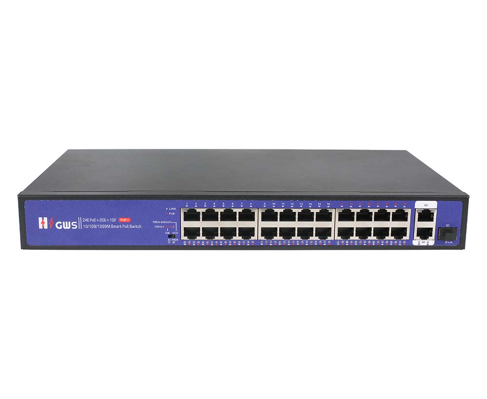 27-port Gigabit Uplink PoE Switch