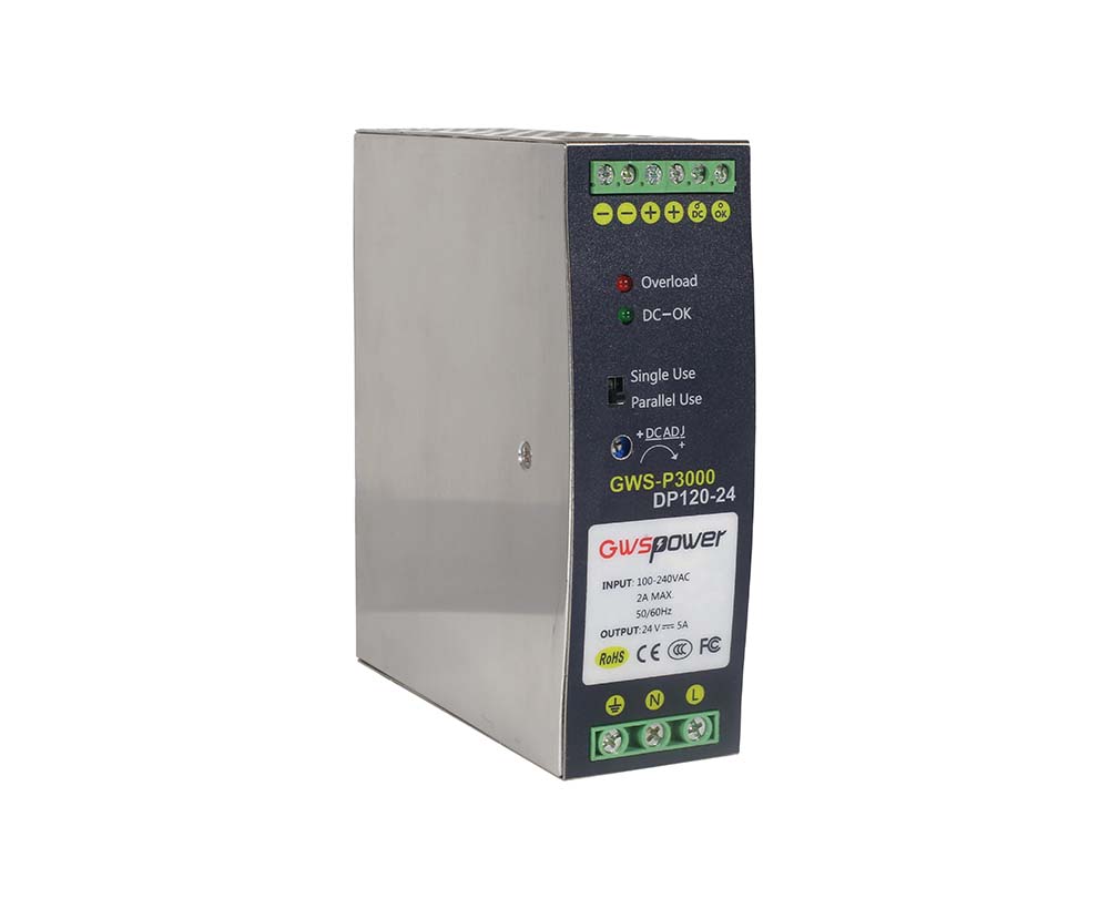 120W/24V Industrial DIN rail power supply