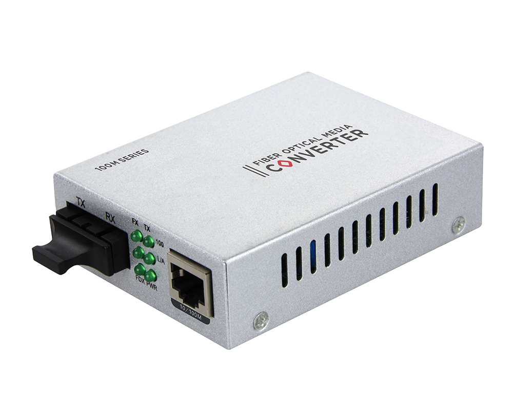 2-port 10/100M Single-mode Dual Fiber Media Converter