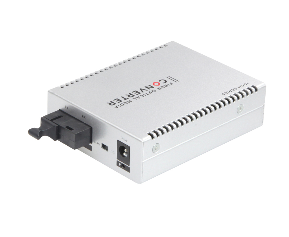 5-port 10/100M Single-mode Dual Fiber Media Converter