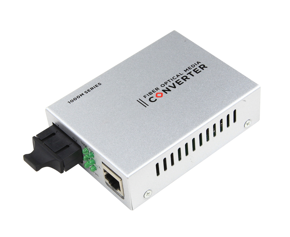 2-port Gigabit Single-mode Dual Fiber Media Converter