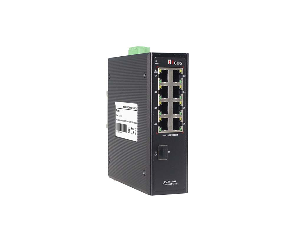 9-port 2.5G Industrial Ethernet Switch