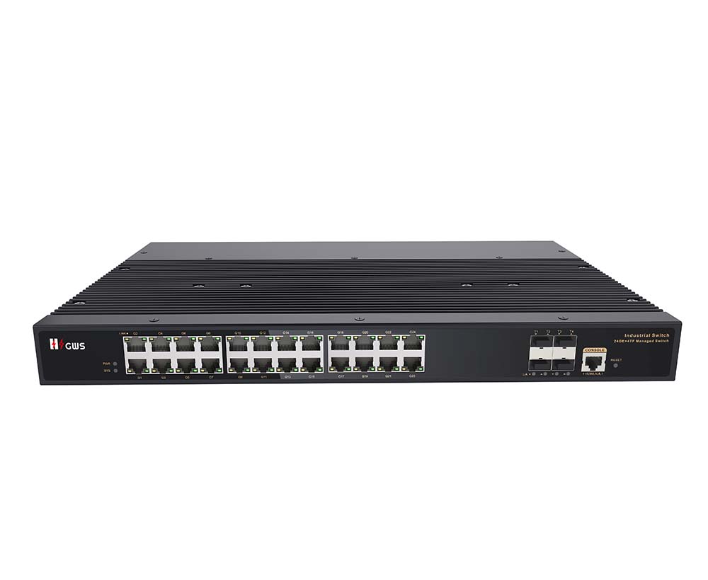 28-port 10G Uplink Managed Industrial Ethernet Switch