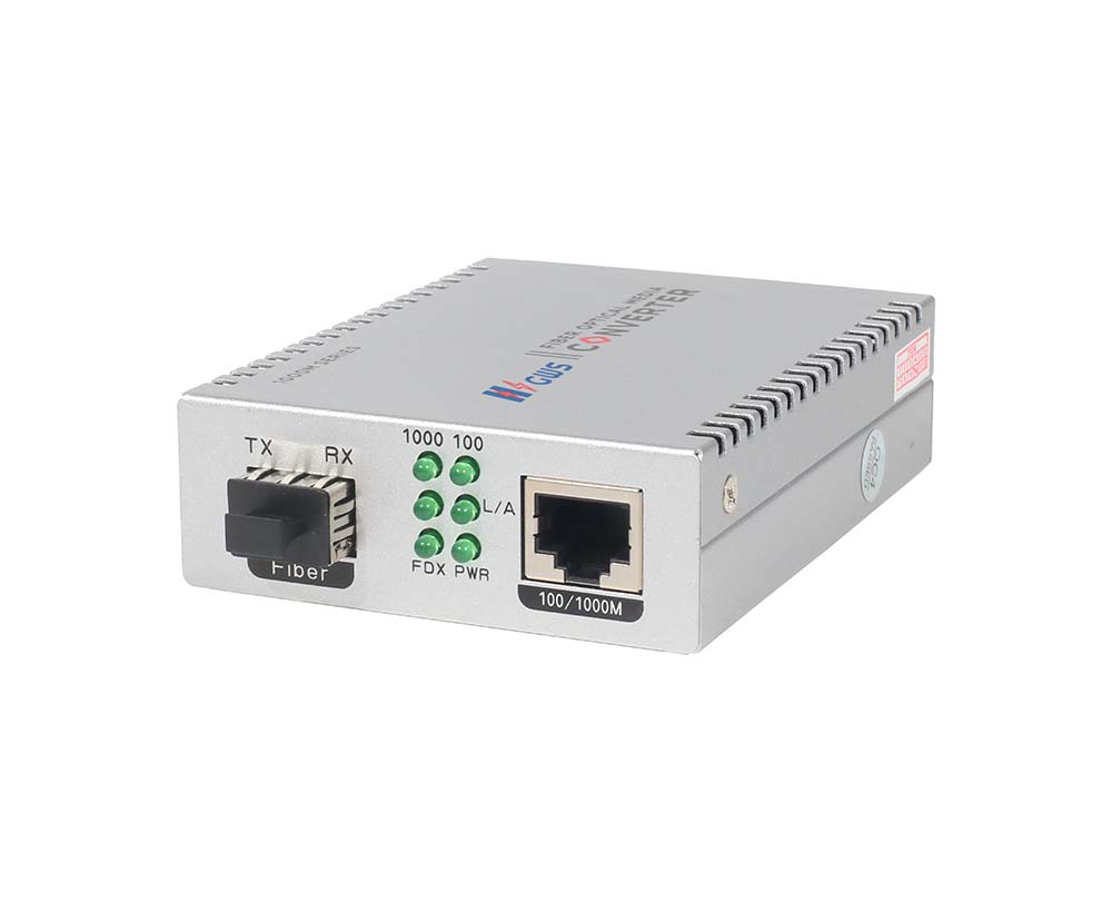2-port Gigabit Single-mode Dual Fiber Media Converter