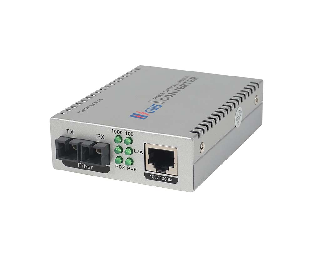 2-port Gigabit Single-mode Dual Fiber Media Converter