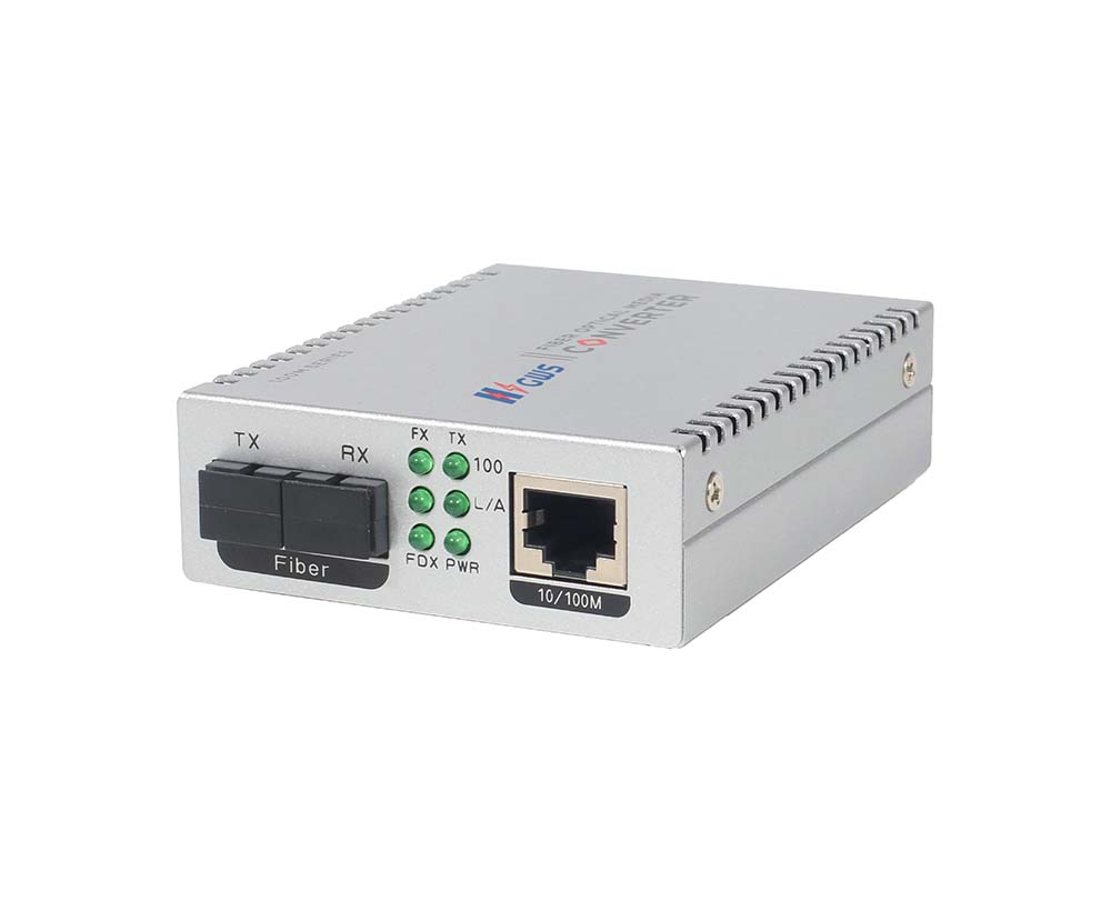 2-port 10/100M Single-mode Dual Fiber Media Converter